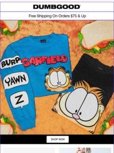 Relax in Garfield Apparel!