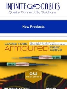 Reliable Connectivity for Outdoor Environments: OS2 Singlemode Armored Fiber Cable