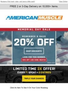 Remember & Save 20% OFF