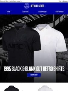 Retro Vibes for True Blues: Grab Your Everton Shirt