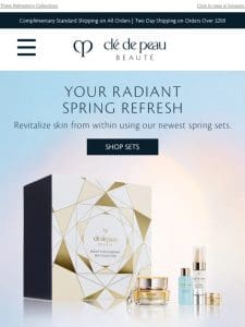 Reveal Your Spring Glow With New Sets