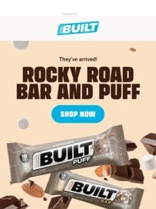 Rocky Road Puff and Bar Available Now!