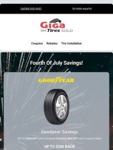 Roll into Savings: 4th of July Tire Deals Inside!