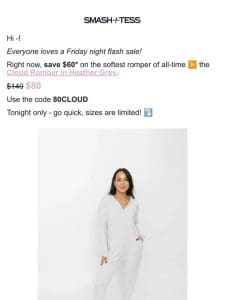 ? SALE! $60 OFF the Cloud Romper!!