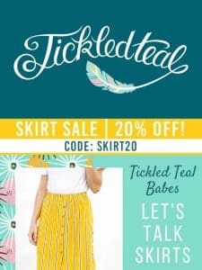 SALE – All about skirts， skirts， skirts!!!