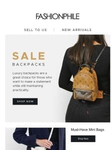 SALE Backpacks!