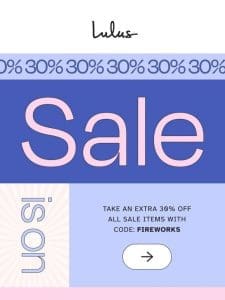 SALE ON SALE GIRL | EXTRA 30% Off!