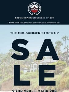 SALE ➤ 2 for $69 // 3 for $99 Summer Essentials