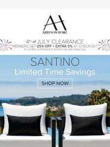 SAVE ON SANTINO