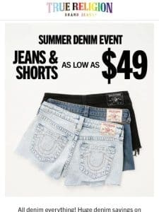 SELLING FAST: $49 DENIM ??