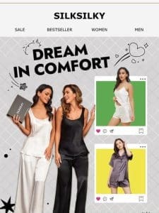 SILK PAJAMAS & BEAUTY SLEEP ESSENTIALS | BUY 1 GET 1 25% OFF