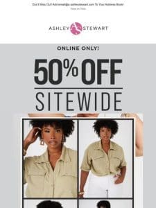 SITEWIDE is 50% off right now!