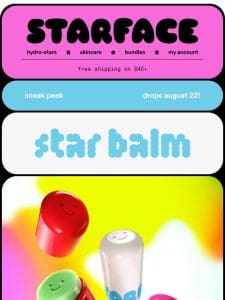 SNEAK PEEK: STAR BALM ??