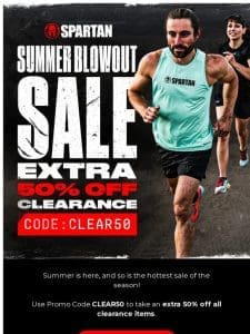 STARTS NOW: Extra 50% Off Clearance!