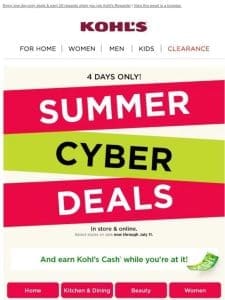 SUMMER   CYBER   DEALS   START   TODAY