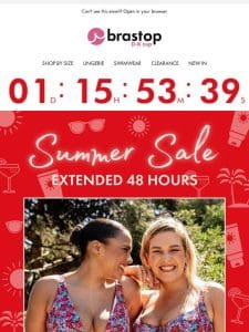 SUMMER SALE EXTENDED 48 HRS – Shop up to 70% off