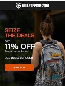 Safety in School with 11% Off