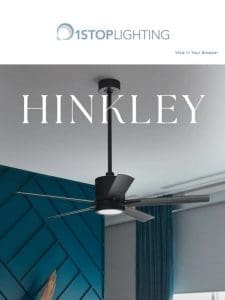 Sale Alert: 15% off Hinkley Ceiling Fans