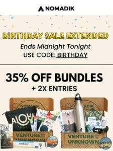 Sale EXTENDED – 35% OFF ends @ midnight