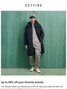 Sale: Up to 60% off Stone Island， Amiri and more