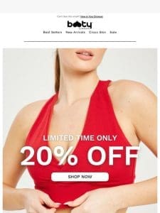 Sale faves going FAST – 20% OFF sitewide