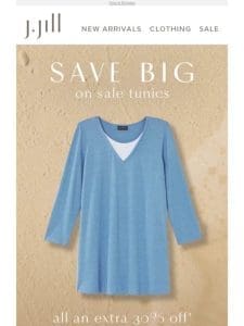 Sale tunics—all an EXTRA 30% OFF!