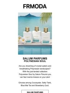 Salum Parfums: 4 new additions