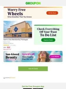 Sam’s Club Membership Packages and More