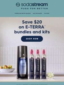 Save $20 on E-TERRA? bundles and kits