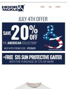 Save 20% on the American Collection