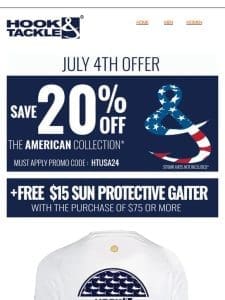 Save 20% on the American Collection