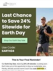 Save 24% Sitewide – TODAY ONLY