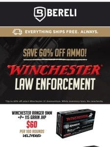 ? Save Big on Winchester Range LE Ammo