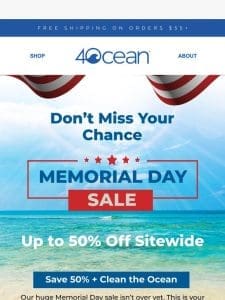 ?Save Big， Clean the Ocean， Feel Good!