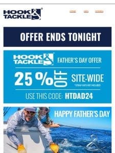 Save Now for DAD – 25% OFF Sitewide