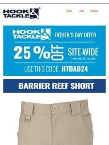 Save Now for DAD – 25% OFF Sitewide