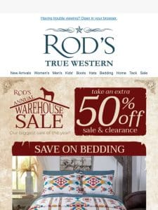 Save On Bedding–Take An Extra 50% Off Sale & Clearance