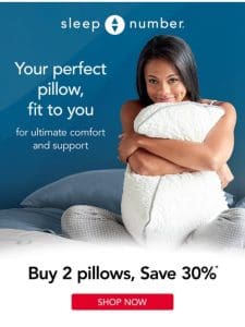 Save On Pillows For Ultimate Comfort & Support