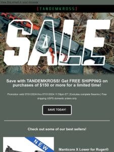 Save Today with TANDEMKROSS!