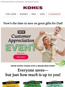 Save an extra 15% during our Customer Appreciation Event!