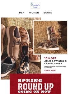 Save on Casual Styles for Spring