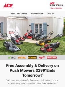 Save on EGO， Milwaukee， DEWALT， & More!