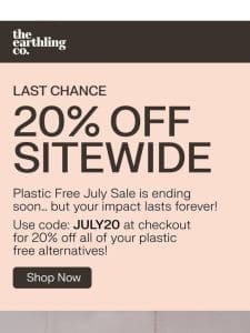 Save on Plastic Free July necessities ➡️