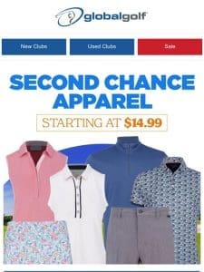 Save on Second Chance Gear – Apparel Starting at $14.99