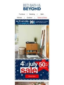 Save up to 50% Off With the 4th of July Sale