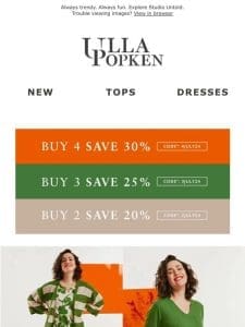 Saving GREEN with 30% Off