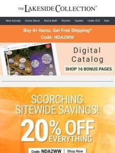 Scorching HOT Savings! *20% Off*