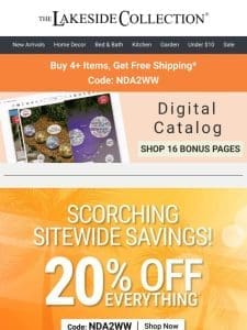 Scorching HOT Savings! *20% Off*