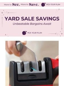 Score Big: Yard Sale Deals Inside!