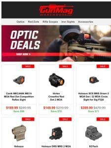 See Clearly， Shoot Accurately | Canik MECANIK M03 6 MOA Red Dot Competition Reflex Sight for $190